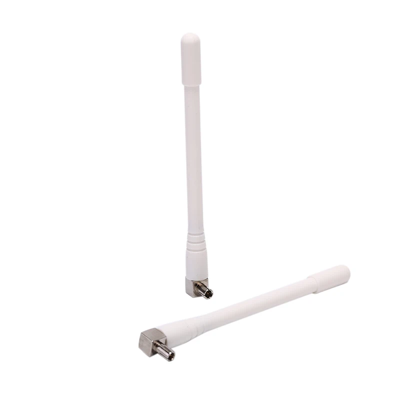 100% Brand New Hot 2pcs/lot White 79mm WiFi antenna 4G antenna TS9 Wireless Router Antenna for Huawei E5573 E8372