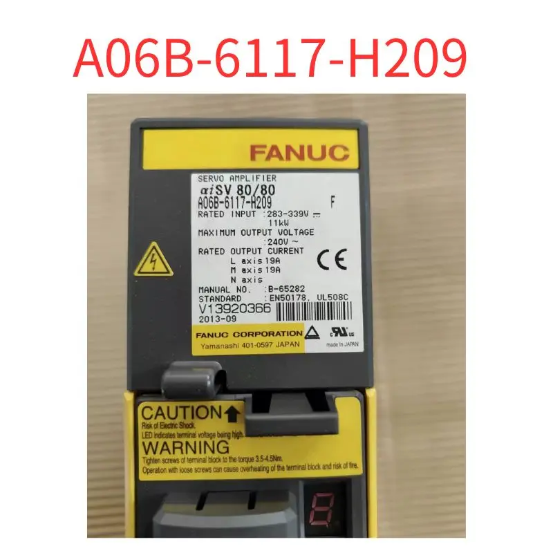 

Used A06B-6117-H209 Fanuc Drive tested ok A06B 6117 H209