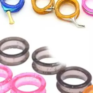 

Ножницы для волос из силикагеля, кольцевая стрижка, парикмахерские круговые ножницы, парикмахерские, набор из 5 шт.