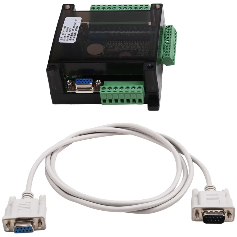 BNVN-FX3U 14MR 6AD 2DA RS485 8 입력 6 릴레이 출력 6 아날로그 입력 2 아날로그 (0-10V) 출력 PLC 컨트롤러 보드