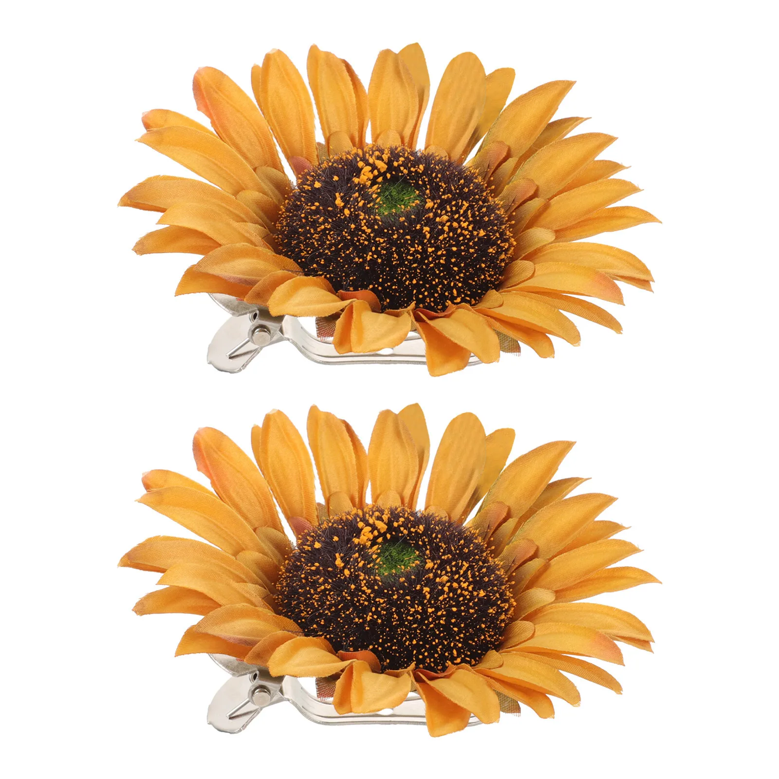 

2pcs Sunflower Pattern Metal Silk Curtain Tiebacks Clips Strong Clamping Drapery Holdback For Home Hotel Decoration