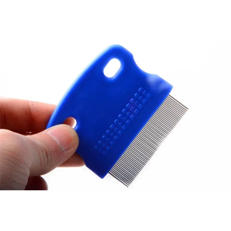 Stainless Steel Pet Grooming Hair Comb Long Thick Hair Fur Removal Flea And Lice Brush Pets Combs For Dog Cat Rabbit Guinea Pig