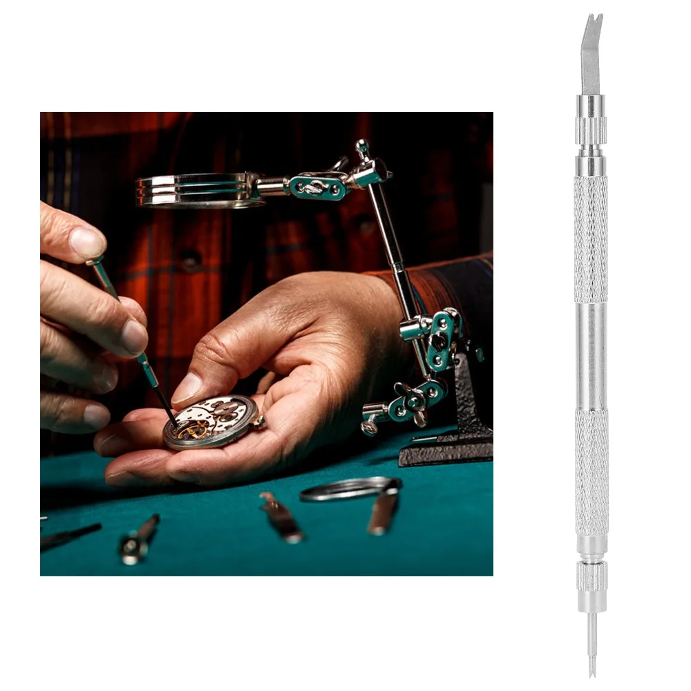 5pcs Alloy Material Watch Strap Spring Bar Tool Double-ended Design Spare Heads Included Link Pin Remover Tool