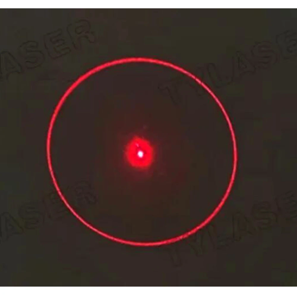 Adjustable focus 635nm Red Concentric circle 12x45mm DOE Laser Module