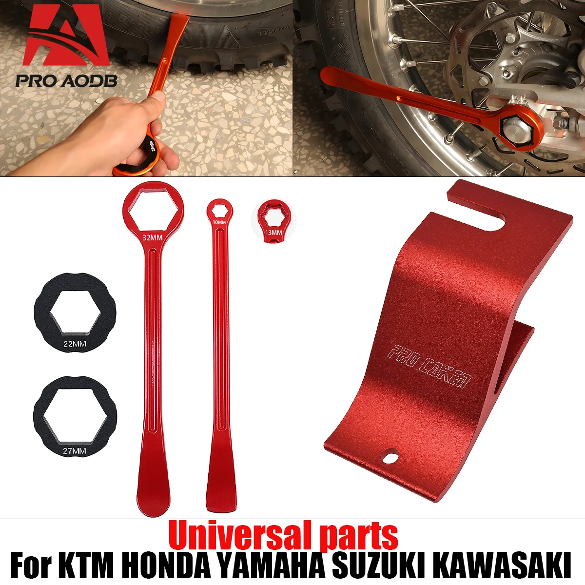 

Motorcycle Bead Buddy Tire Tool Lever Spoon Axle Wrench Tire Change For Husqvarna KTM Honda Kawasaki Yamaha Husaberg Universal