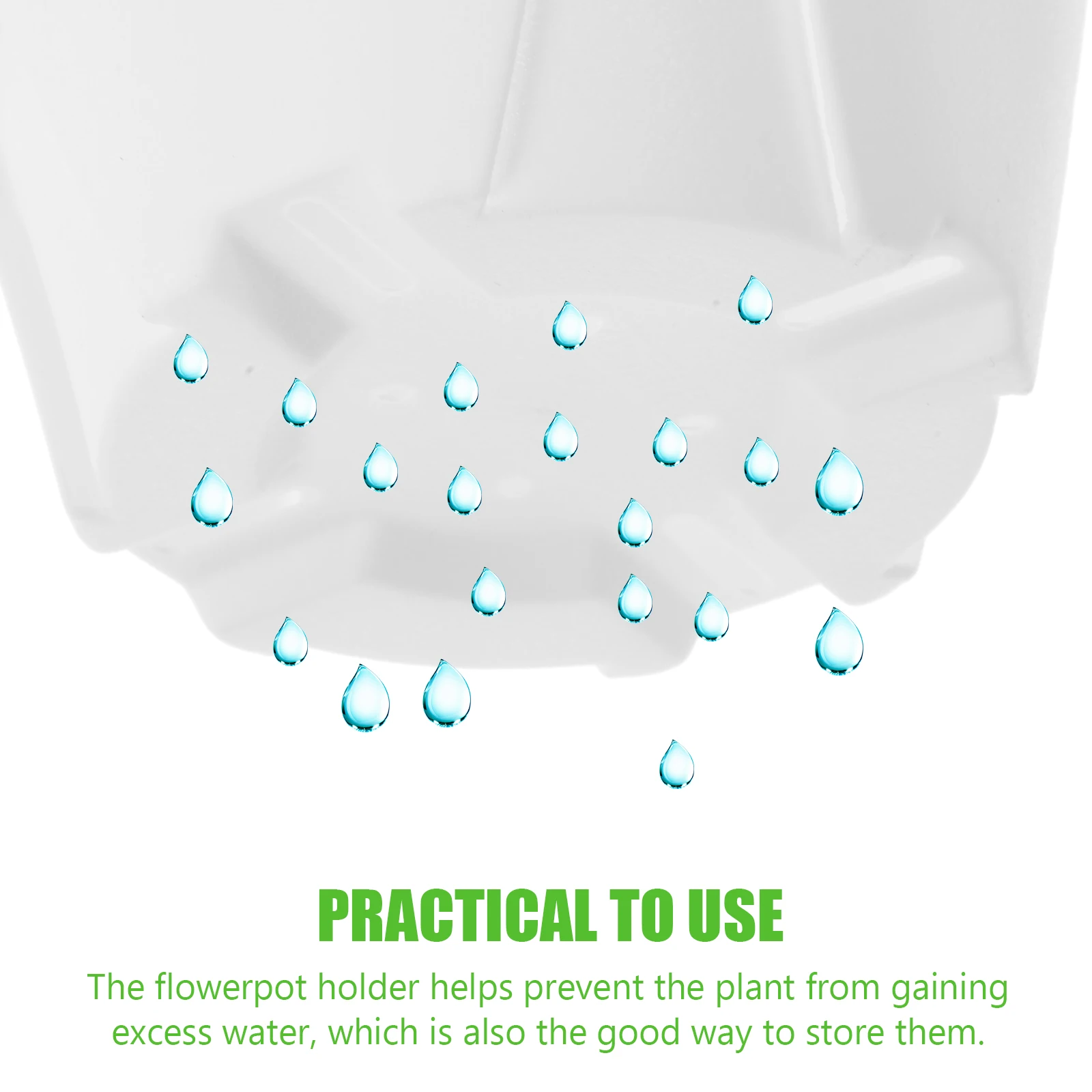 

10 Pcs Outdoor Root Control and Breathable Square Basin Nursery Pots Plastic Seedling