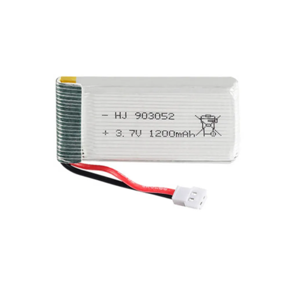 Bateria lipo 3,7 V 1200 mAh do quadkoptera RC KY601S Syma X5 X5c X5SC X5SW M18 H5P 903052   Akumulator 3,7 V 1szt do 5szt