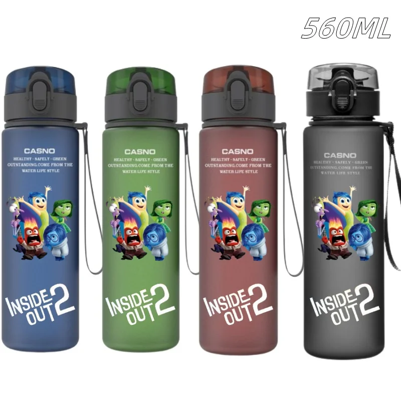 Anime Inside Out 2 Joy Sadness Fear Disgust Animation Animation Outdoor Sports Fitness Cycling Marathon Running Water Bottle