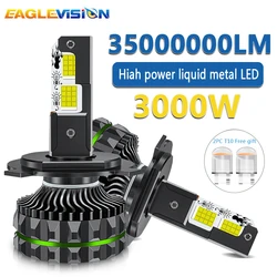 EAGLEVISION 3000W Reflektor samochodowy Cztery miedziane Lampa CANBUS Projektor LED Lighthouse 12v 24v HB3 HB4 9012 H1 H4 H7 H11 H13