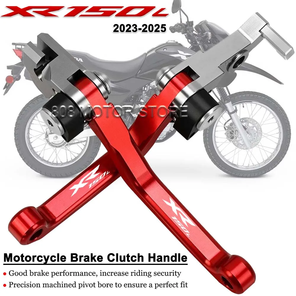 

For XR150L XR150l 2023-2025 Motorcycle Accessories CNC Brake Clutch Levers Adjustable Extendable Handlebar Grips