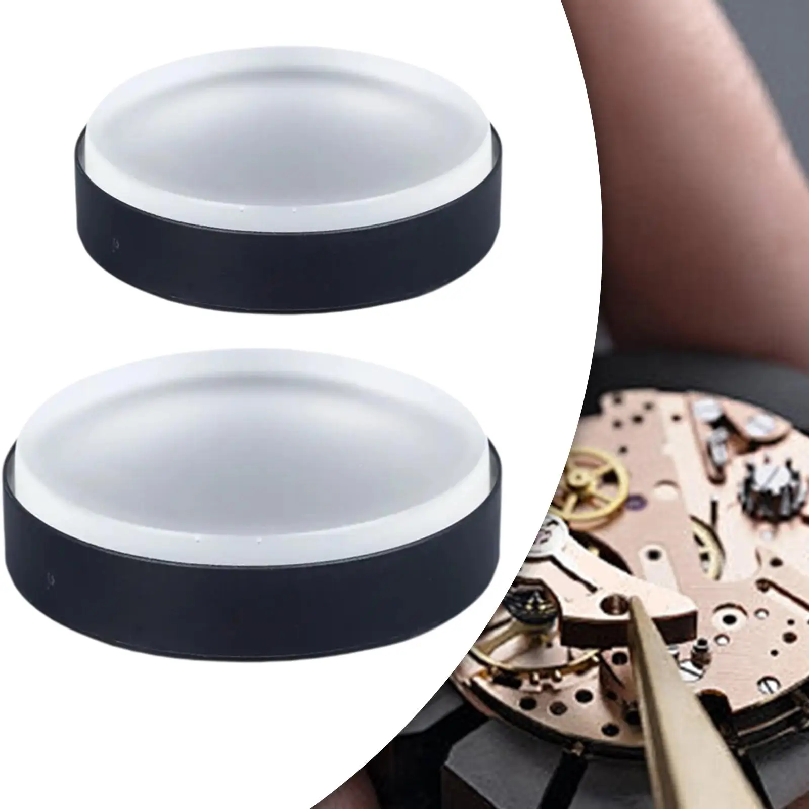 Watch Case Casing Cushion Tool, Non Scratching Slip Resistant Secure Watch Repair Cushion for Watch Case Work