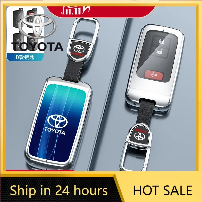 

Car Stickers Fot Toyota 2026 New Hub Caps Newly Car Key Case Cover Protective Shell Fob For Toyota RAV4 Highlander Avalon Sequoi