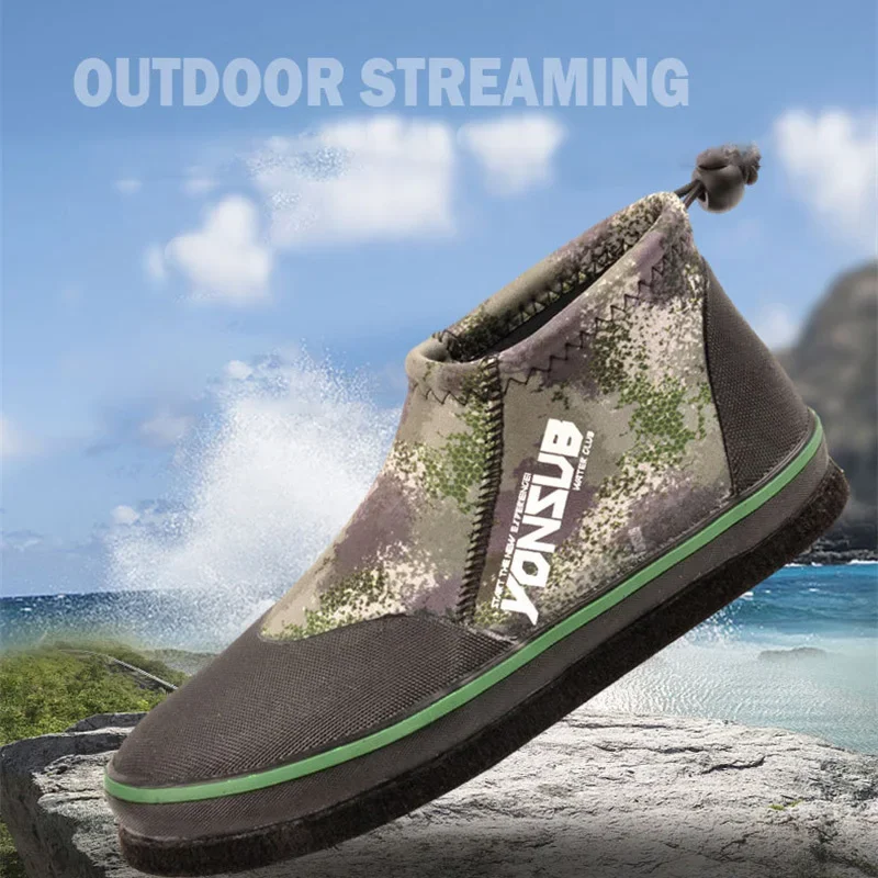 Reef Rock Fishing Shoes Felt Sole with Nails or not Anti Slip Upstream River Beach Diving Surfing Climbing Hunting Wading Boots