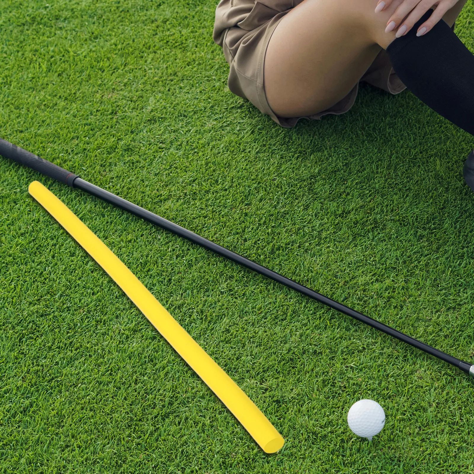 

Golf Training Stick Foam Practice Rods Alignment Tool Aiming Aid Swing Trainer Golf Supplies Portable Reusable