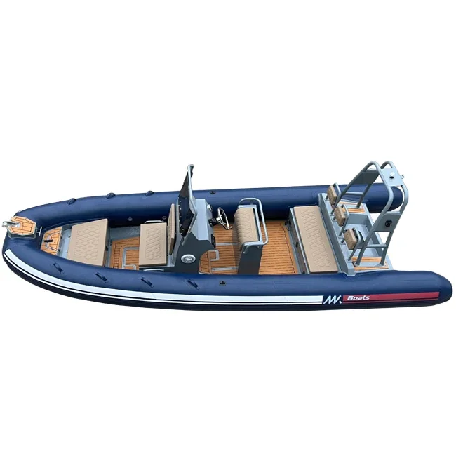 Black Rigid 18ft Aluminum Rhib560 Orca Hypalon/PVC Inflatable RIB Boats for Sale