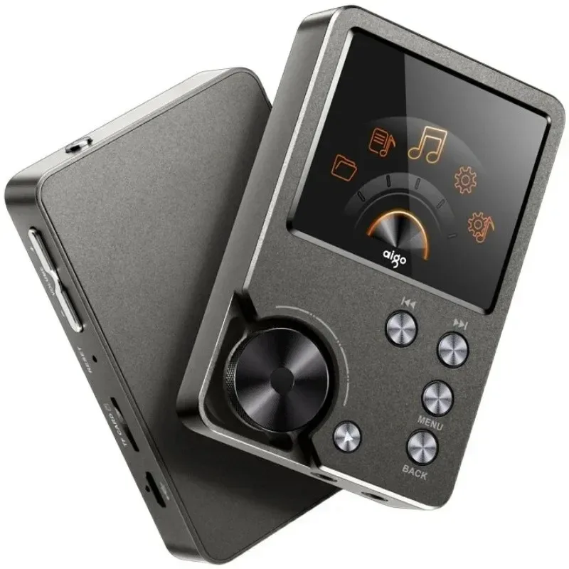 Aigo MP3 Digital Audio Player 2.0 Inches Hi-Res Mini Pocket Lossless Music Player TFT Display DSD128 Flac APE WAV Decoding