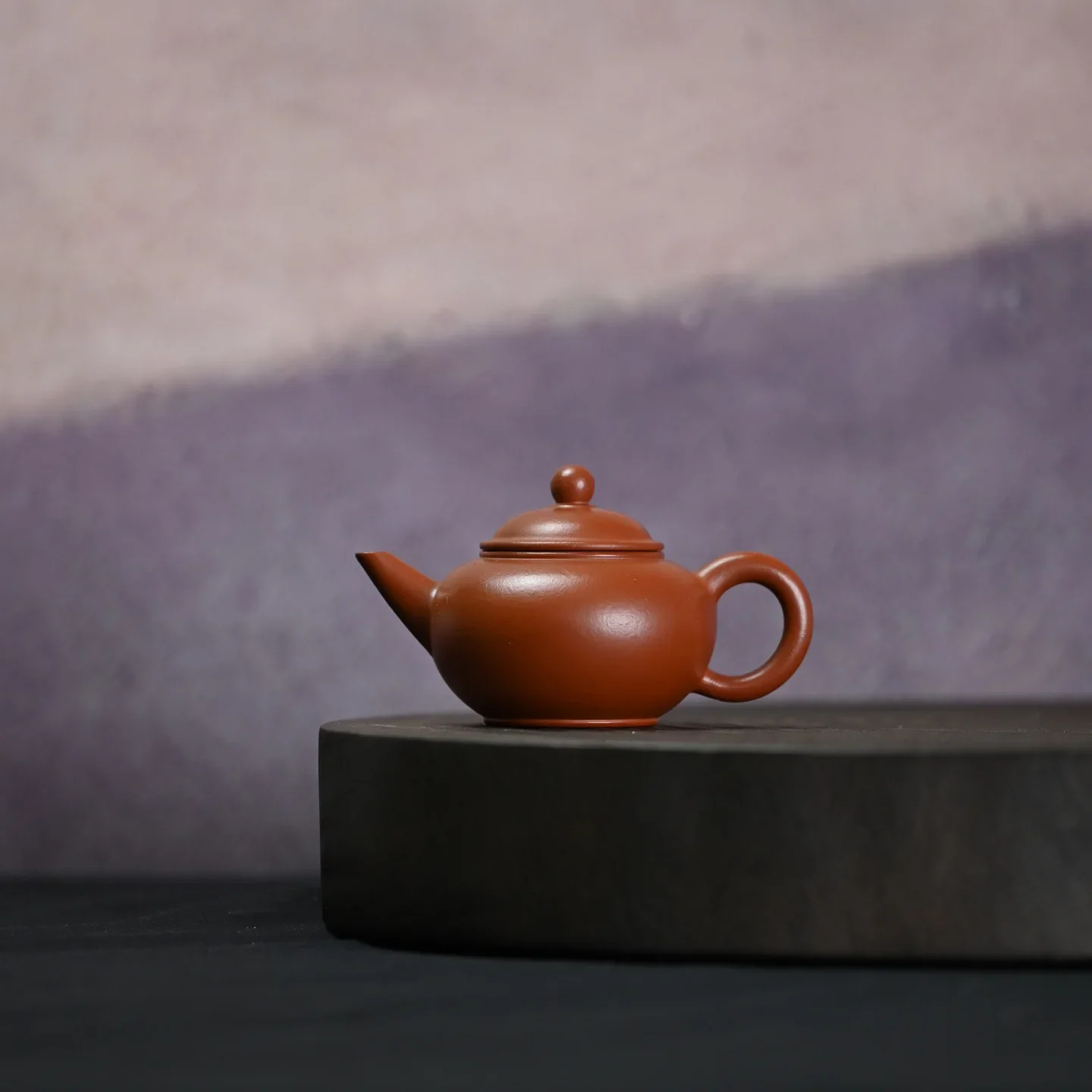 100ML Raw Ore Zhu Mud Pure Handmade Horizontal Pot Yixing Purple Clay Pot Kung Fu Teapot Tea Set Gift Zisha Tea Set Accessories