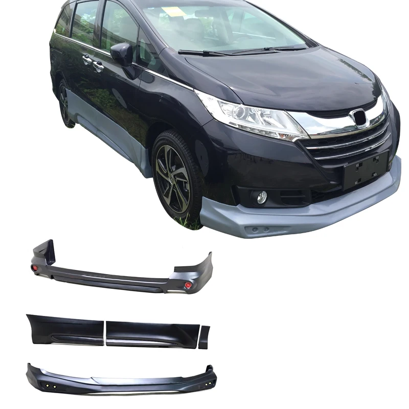 

For Honda Odyssey 2015-2017 Front Lip Rear Lip Side Skirt High Quality ABS Material Factory Outlet