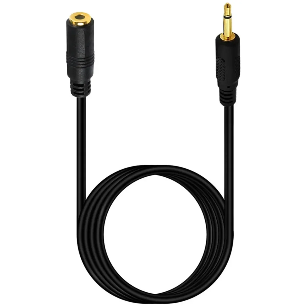A002 3.5mm Mono Extension Cable 3.5mm 1/8 Inch Mini Audio Jack Male and Female Copper Wire