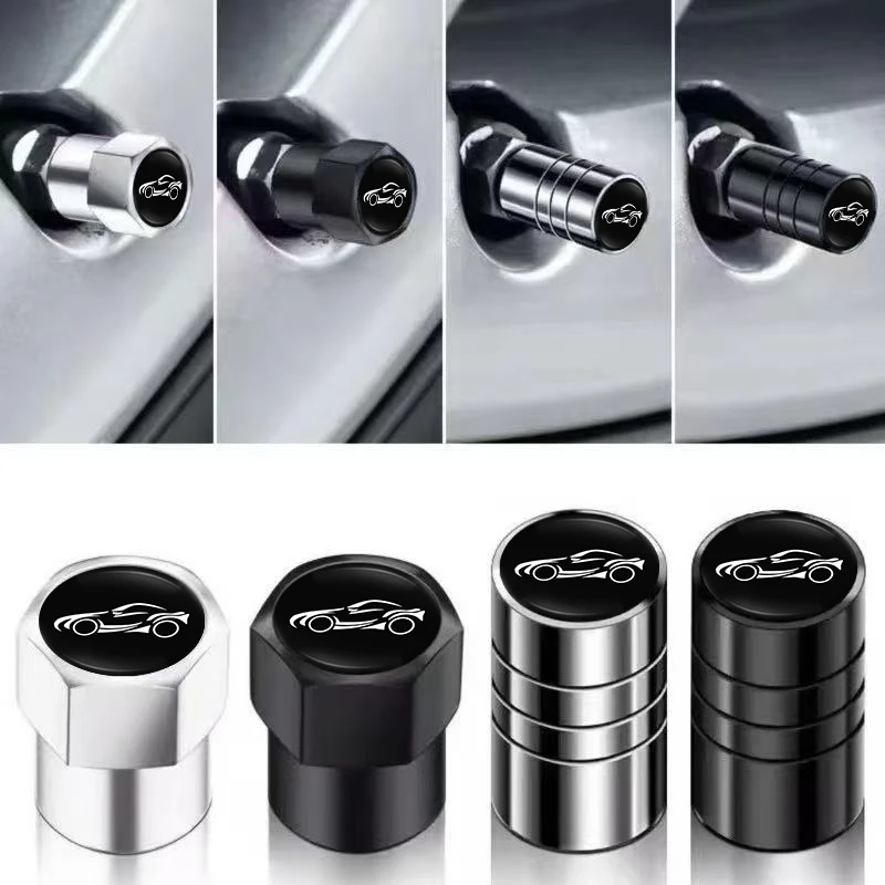 4Pcs Car Tire Valve Cover Aluminum Alloy Car Wheel Tire Valve Caps For Tesla Model 3 Model S Model X Model Y Roadster