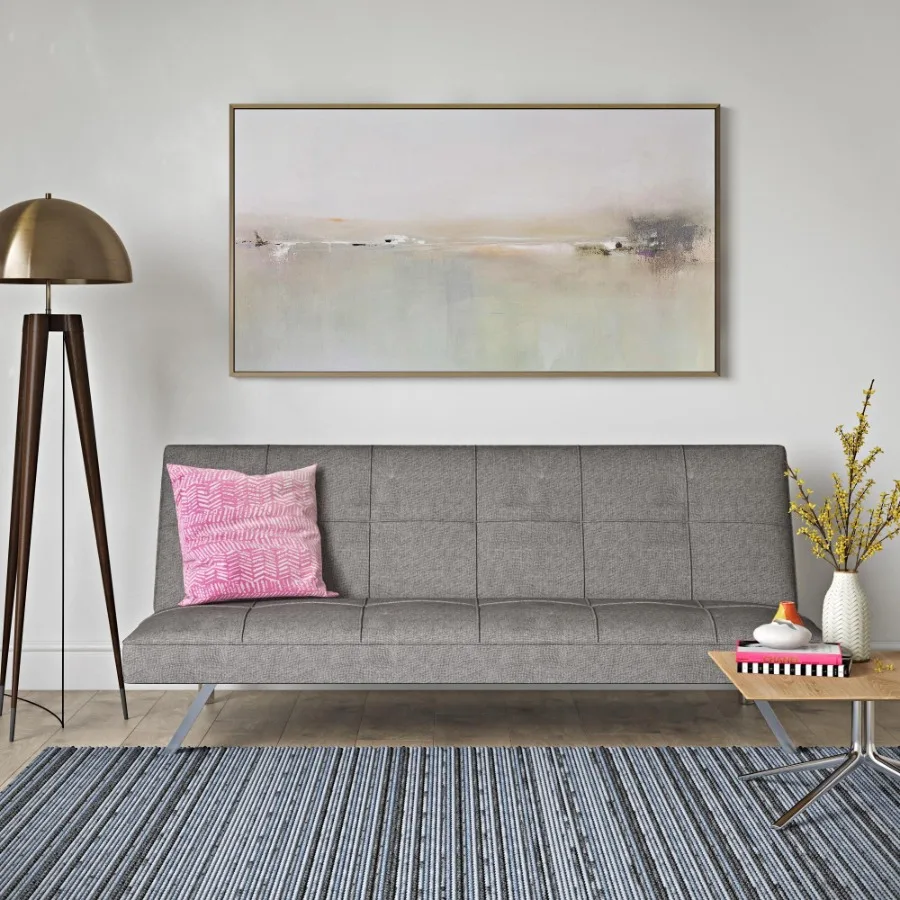 CUADRO DE METAL LEG INOXIDABLE FUTON SOFA BED