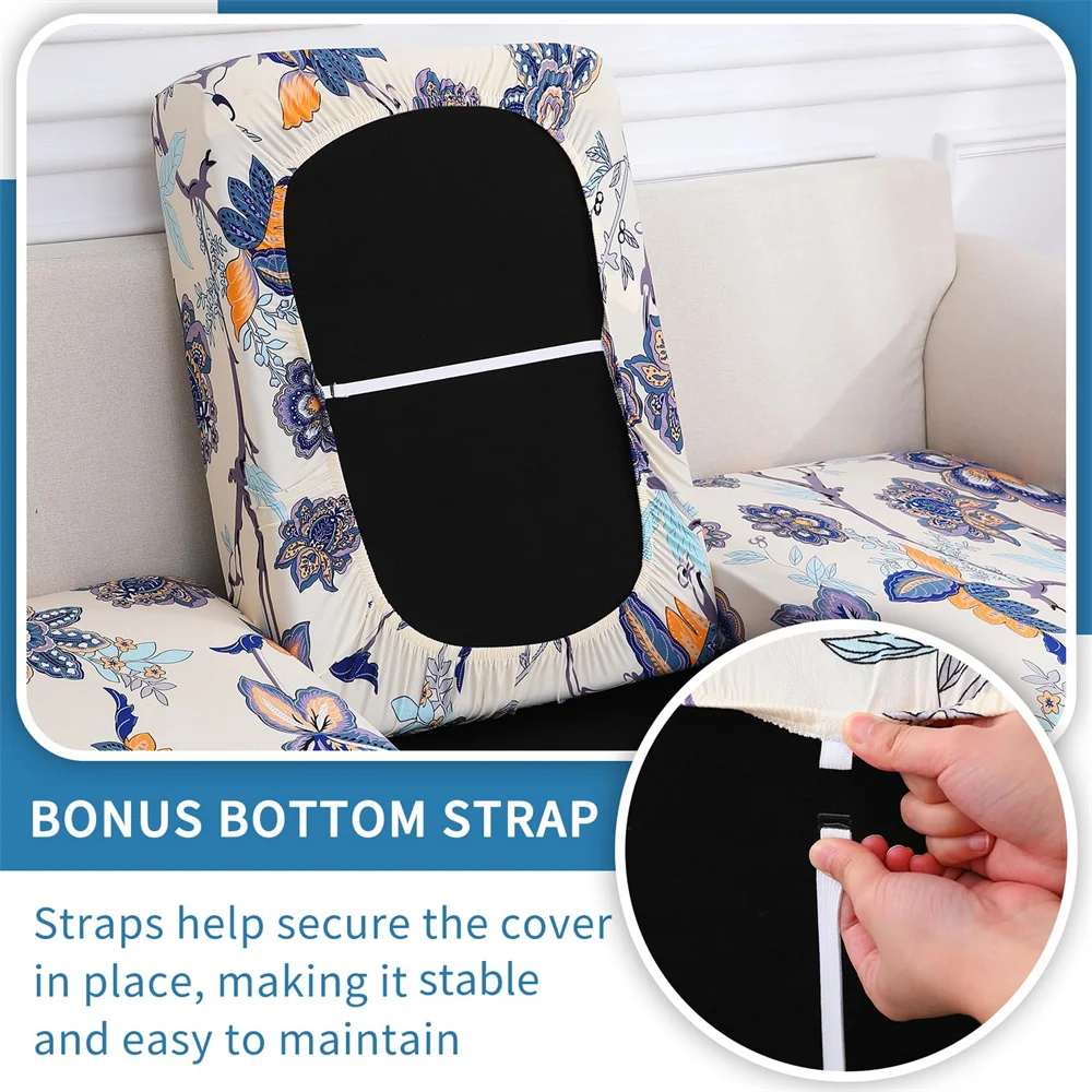 Olanly Đệm Có Cho Ghế Sofa Thay Thế Căng Ghế Có Thể Điều Chỉnh 1 2 3 Chỗ Ngồi Ghế Ghế Thun Đáy Full Tấm Bảo Vệ