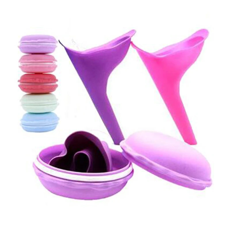 Woman Emergency Stand Urinals with Box Portable Silicone Reuse Postpartum Pregnancy Old people Foldable Multifunctional TMZ