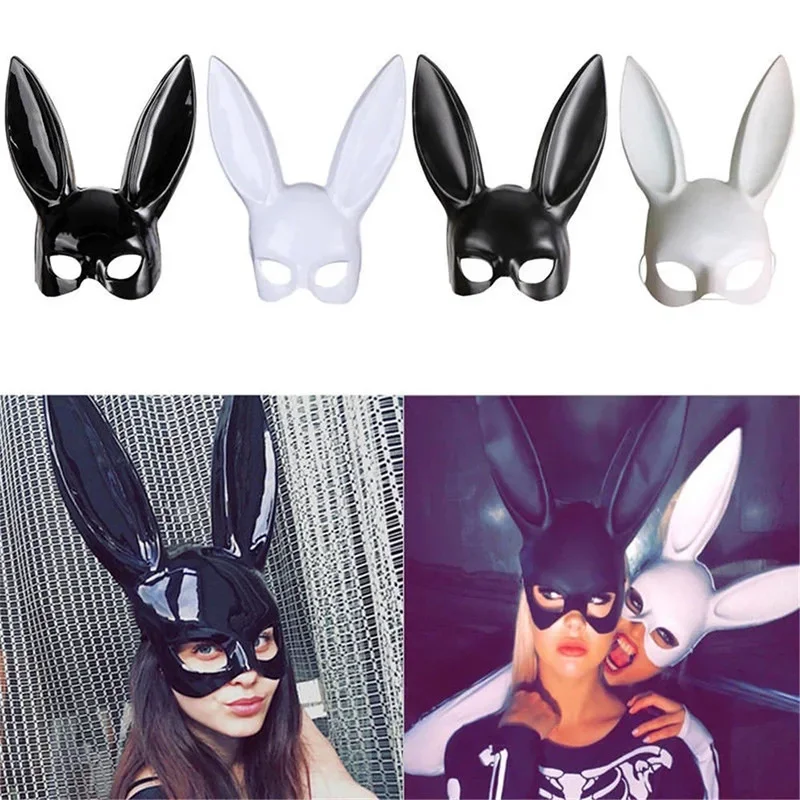 

Half Face Rabbit Mask Holiday Party Mask Halloween Party Cosplay Anime Masquerade Mask Mask for Face Party Dressing