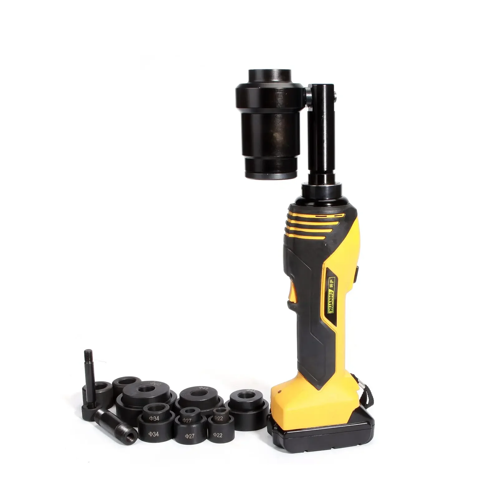 HHZD-60K Rechargeable Electric Hydraulic Punching Machine for Stainless Steel, Iron, Copper, and Aluminum Plates