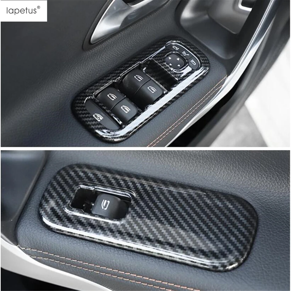 

Carbon Fiber Accessories For Mercedes-Benz CLA 200 C118 W118 2020 - 2024 Air AC Vent Rear Trunk Window Lift Button Cover Trim