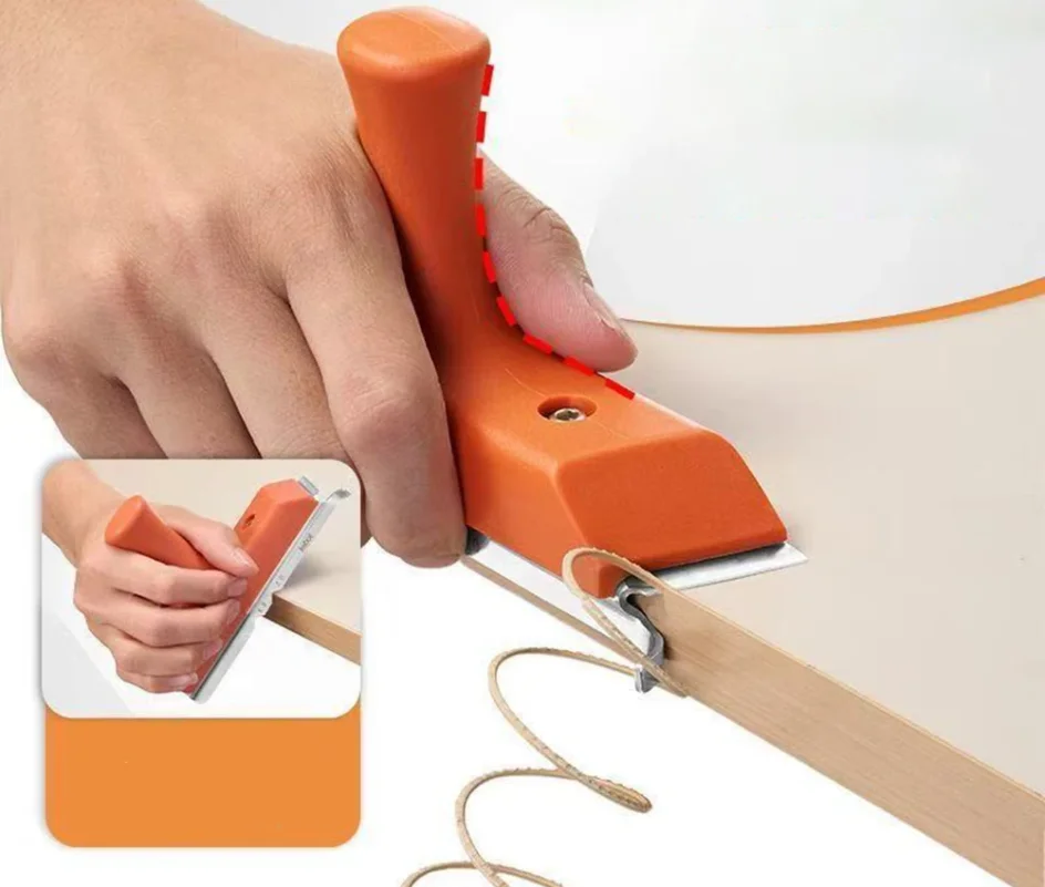 ماكينة تشذيب حواف 3 في 1 من البلاستيك المحمول باليد ماكينة تشذيب حواف النجارة المتينة مع شفرة فولاذية للخشب والبولي فينيل كلوريد وABS والقشرة