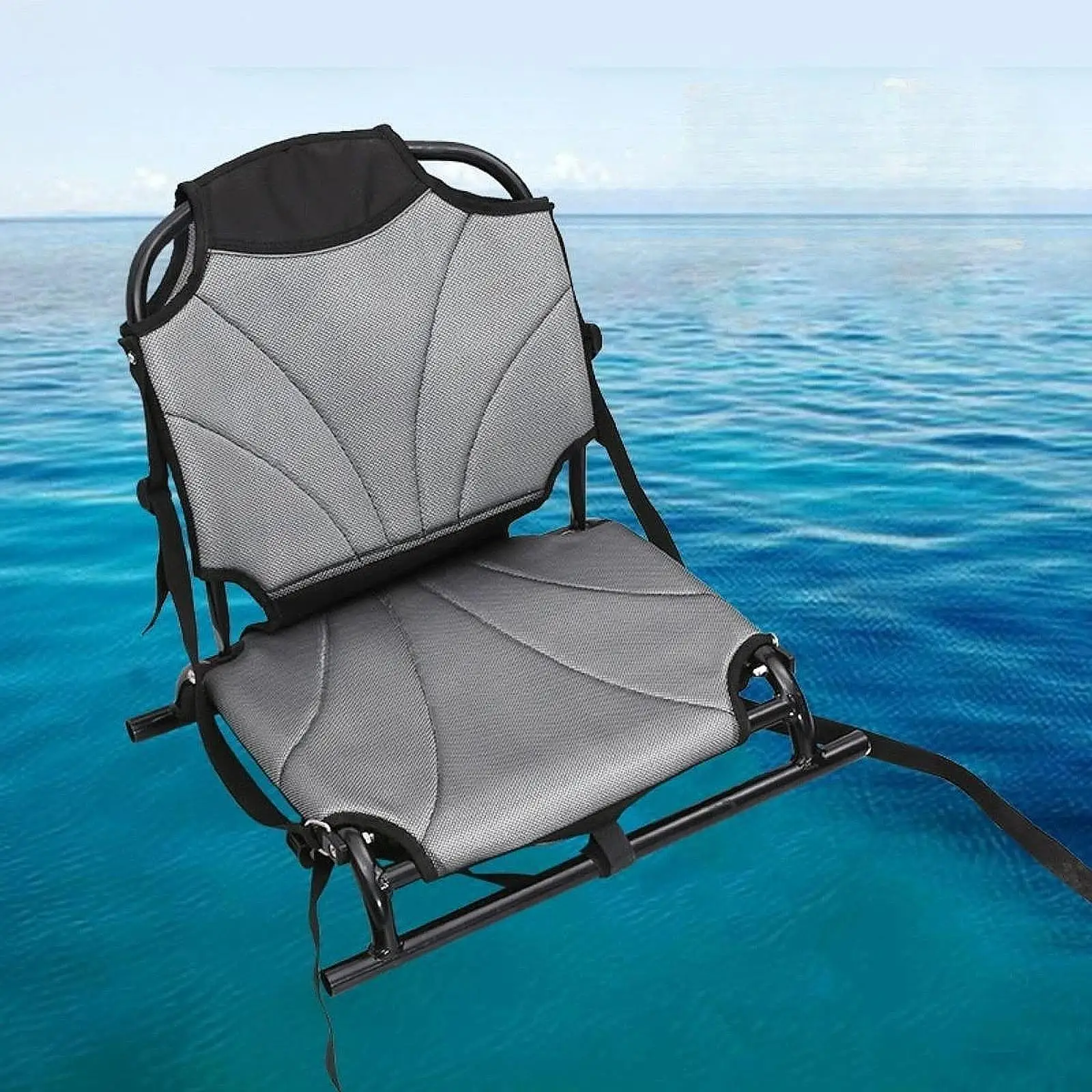 

Folding Kayak Seat Pad with Back Support, Versatile Fishing Seat, Outdoor Chair for Canoeing Fishing Paddle Board Kayaking
