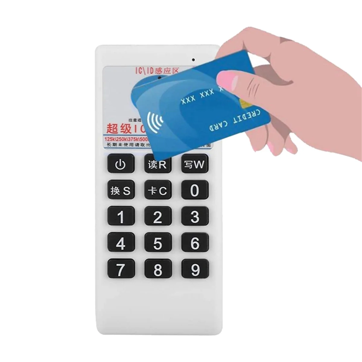 

【Hot Price】RFID NFC IC Card Reader & Writer+5XUID Keychain 125Khz-13.56MHZ Duplicator RFID Smart Card Reader IC ID Duplicator