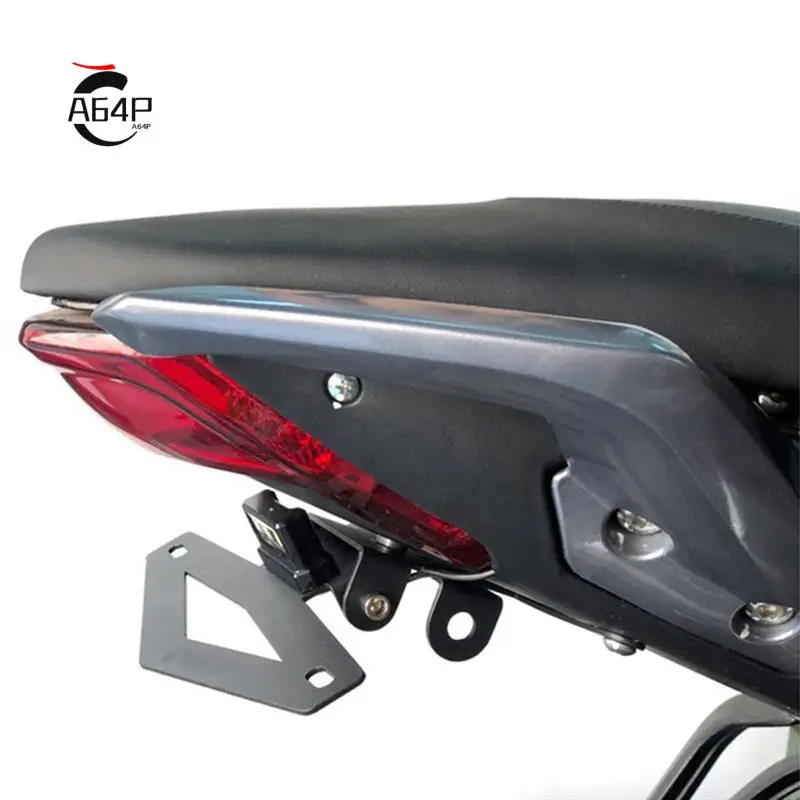 

A64P-Motorcycle Rear License Plate Holder License Plate Holder Metal With Led Light For Benelli 752S