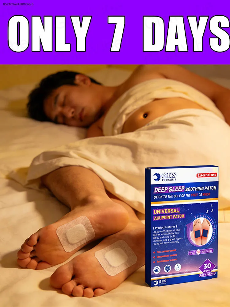 Sleep better and faster. I slept longer. I'm in a good mood.Sleep aid patches
