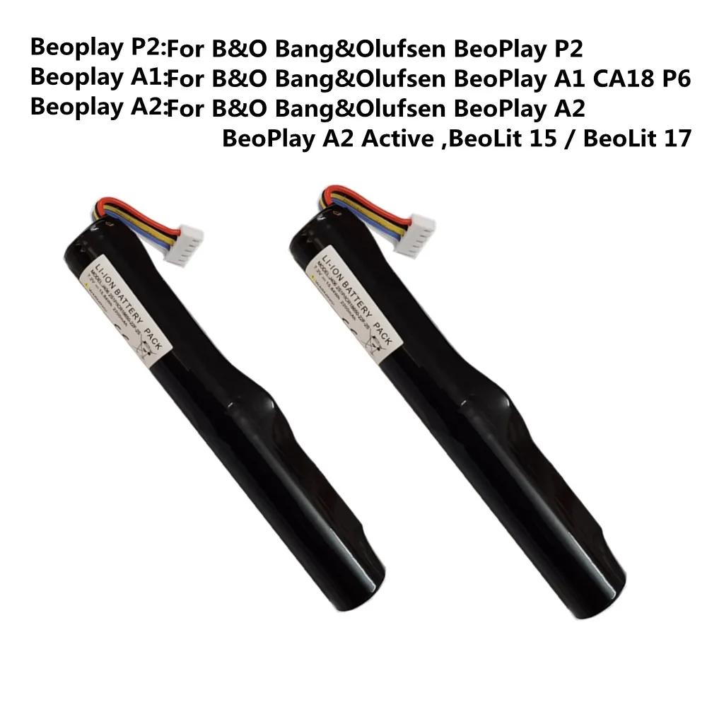 Аккумулятор большой емкости для телефона B&O Bang Olufsen BeoPlay A2 Active, BeoLit 15/BeoLit 17/BeoPlay A1 CA18 P6 P2 Аккумулятор для динамика