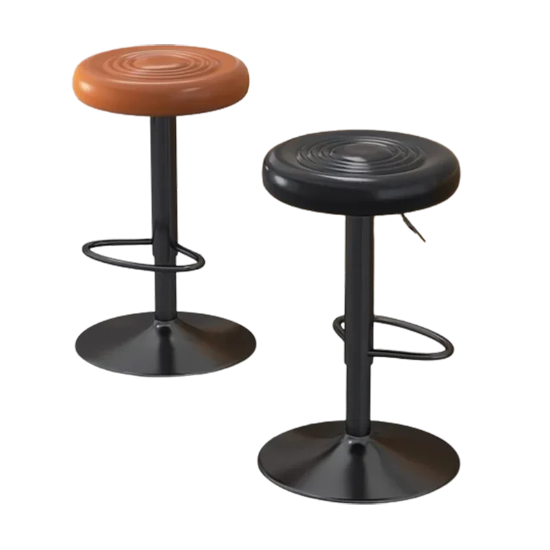 Modern Lounge Bar Chairs Nordic Simple Black Luxury Bar Stool Bistro Metal Bancos Para Barra De Cocina Restaurant Furniture