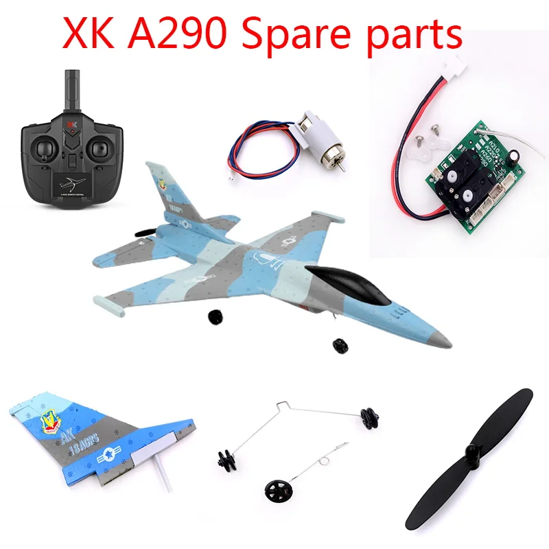 

Wltoys XK A290 RC Airplaner Spare parts Receiving board Vertical tail motor blade propeller Landing gear