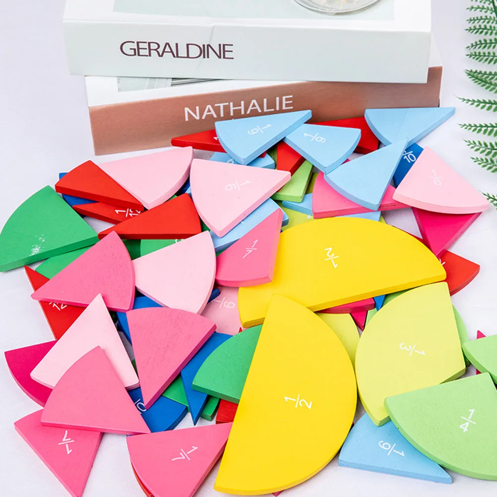 Kit de círculos de fracción de aprendizaje coloridos para rompecabezas educativos de enseñanza de matemáticas Material Premium seguro y duradero