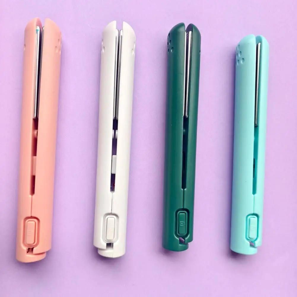 Mini USB Interface Hair Straightening And Curling Iron Low Power No Damage To Hair Bangs Styling Tool For Students In Dormi E0H7
