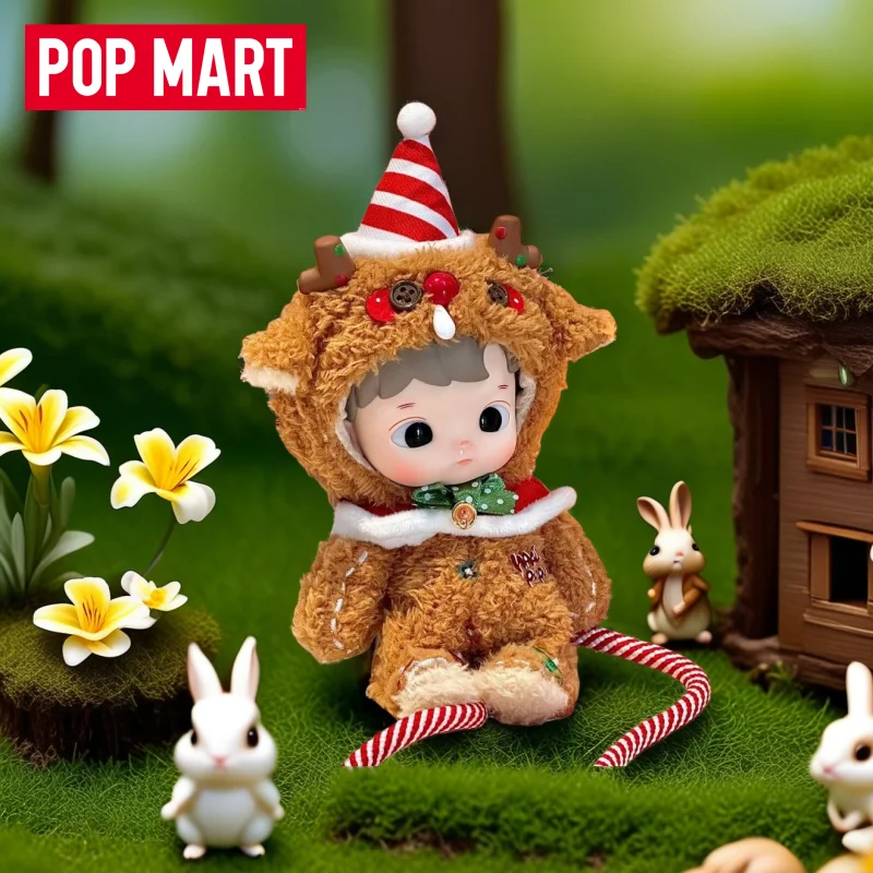 Genuine POP MART HACIPUPU series blind box The penguin snowman action figure holiday gifts exquisite handcrafted figurine Dolls