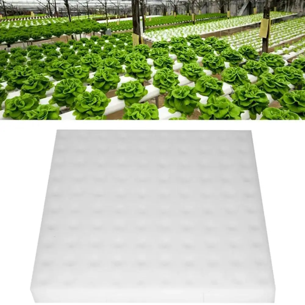 100Pcs/sheet Hydroponic Plant Sponge Garden Cultivation Seedling Soilless Culture Planting Tools Vegetables Nursery Pots Trays