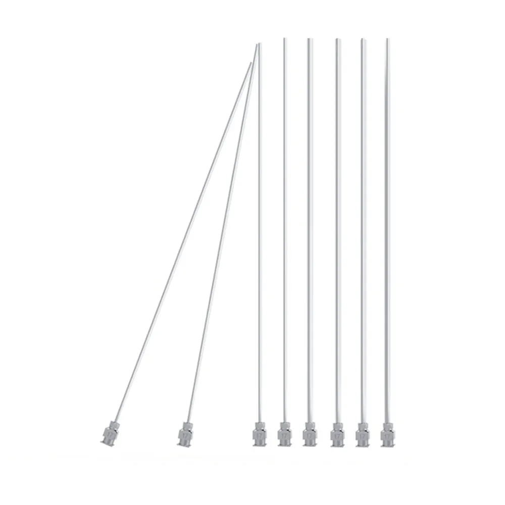 12pcs SUS304 300mm Long Blunt Tip Luer Lock Industrial Dispensing Needle 8G~26G Great for Science Lab, Hobby Crafts
