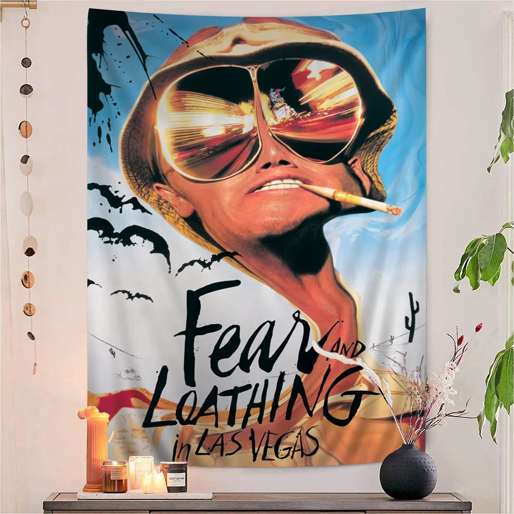 Film Fear And Loathing In Las Vegas Printed Large Wall Tapestry Hanging Tarot Hippie Wall Rugs Dorm Art Home Decor