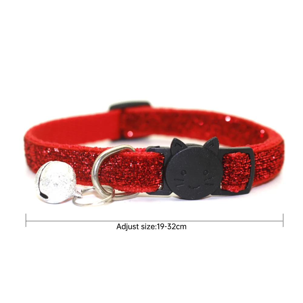 8 Color Cute Bell Collar For Cats Dog Collar Teddy Bomei Dog Cartoon Funny Footprint Collars Leads Cat Accessories Animal Goods