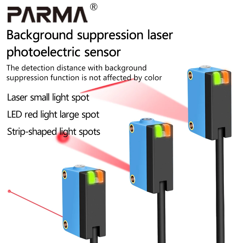 Background suppression eliminates diffuse reflection laser photoelectric switch sensor visible infrared light GQ3/LQ31