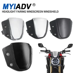 Motorcycle Windshield Windscreen Sport Wind Deflector Visor Screen With Bracket For Honda CB650R 2019-2023 CB1000R 2018-2020