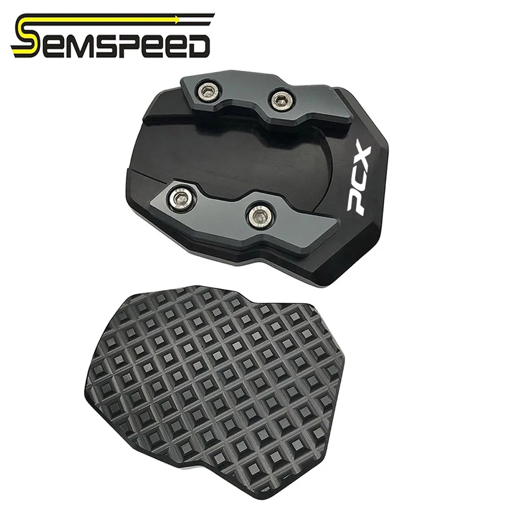 Side Stand Foot Motorcycle Side Stand Pad Plate Kickstand Enlarger Support Extension For Honda PCX125 PCX 150 PCX160 2018-2023