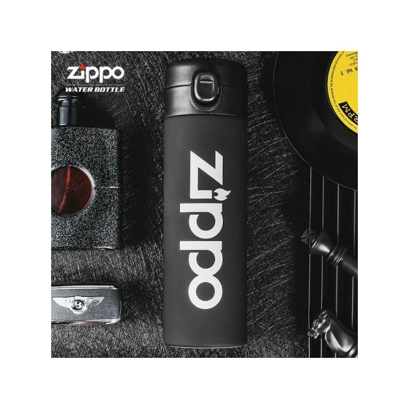 

Портативная изолированная чашка Zippo с крышкой из нержавеющей стали 316, милая и простая студенческая чашка для воды, автомобильная изолированная чашка для мужчин.