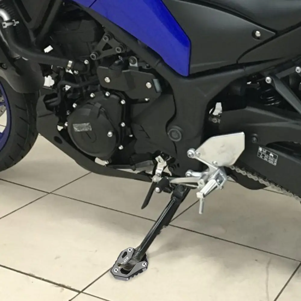 Motorcycle Side Stand Enlarge extension FOR Yamaha MT-03 MT 03 MT03 ABS 2016 2017 2018 2019 2020 2021 NIKEN 2018 -2021 2022 2023